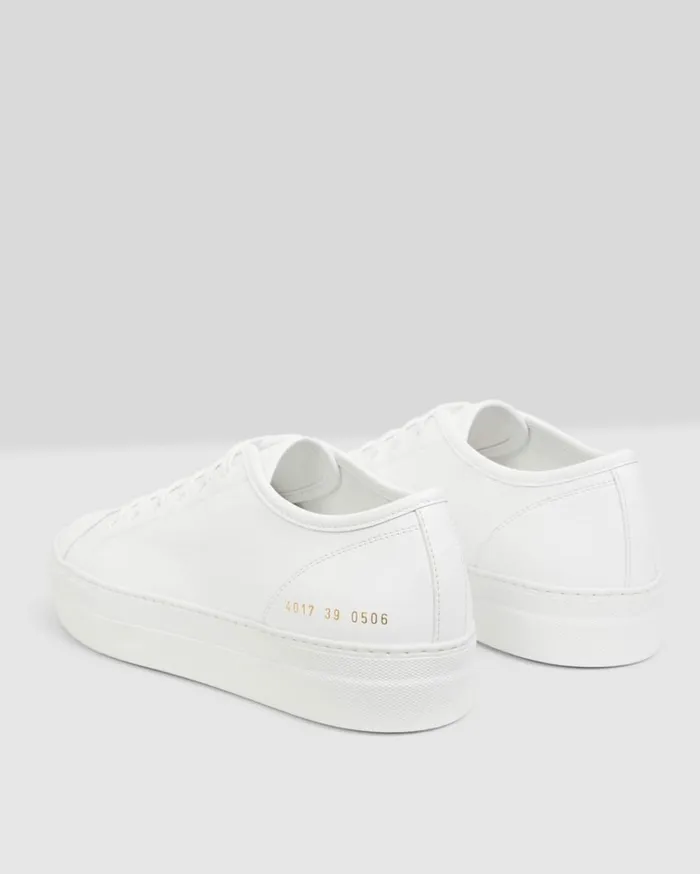 Shoes Women Theory Common Projects Womens Tournament LowTop Super Platform Sneakers White Shoes Women Theory Common Projects Womens Tournament LowTop Super Platform Sneakers White