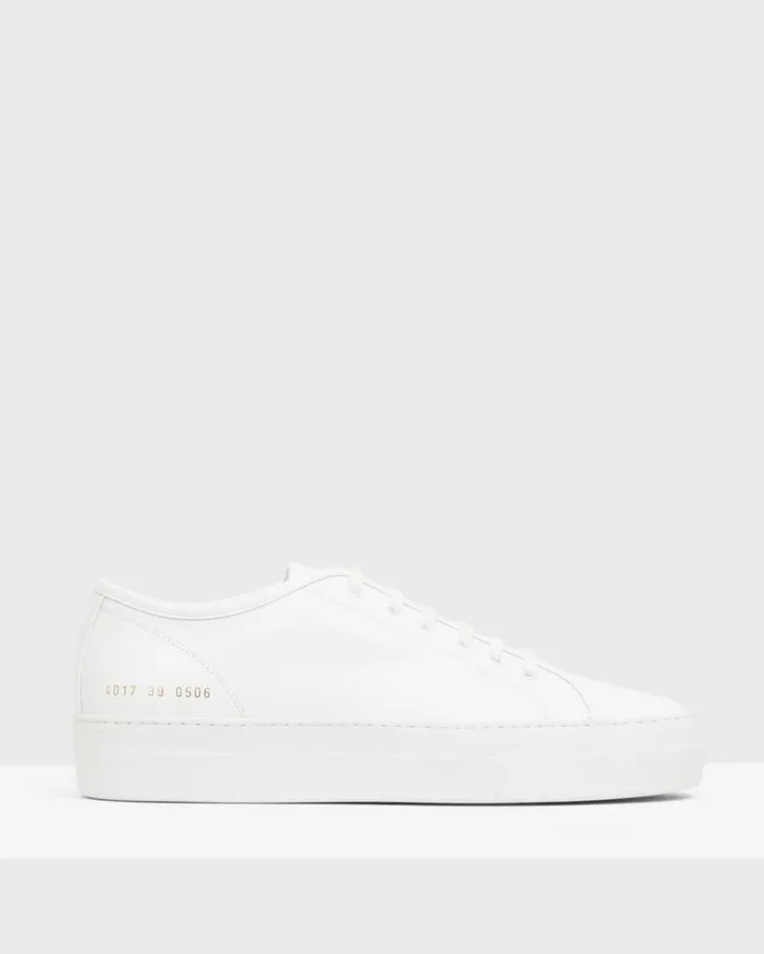 Shoes Women Theory Common Projects Womens Tournament LowTop Super Platform Sneakers White Shoes Women Theory Common Projects Womens Tournament LowTop Super Platform Sneakers White