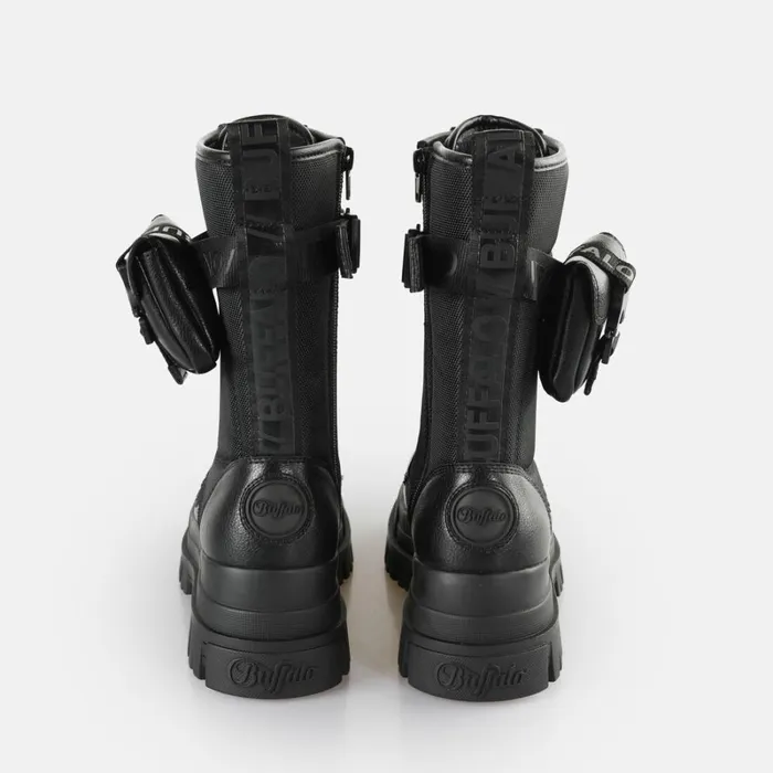 Shop Aspha Com Hi Black BUFFALO Boots and AnkleBoots
