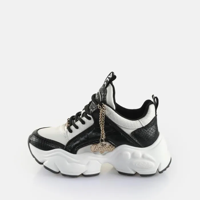 Shop Binary Glam Blackwhite BUFFALO Sneakers