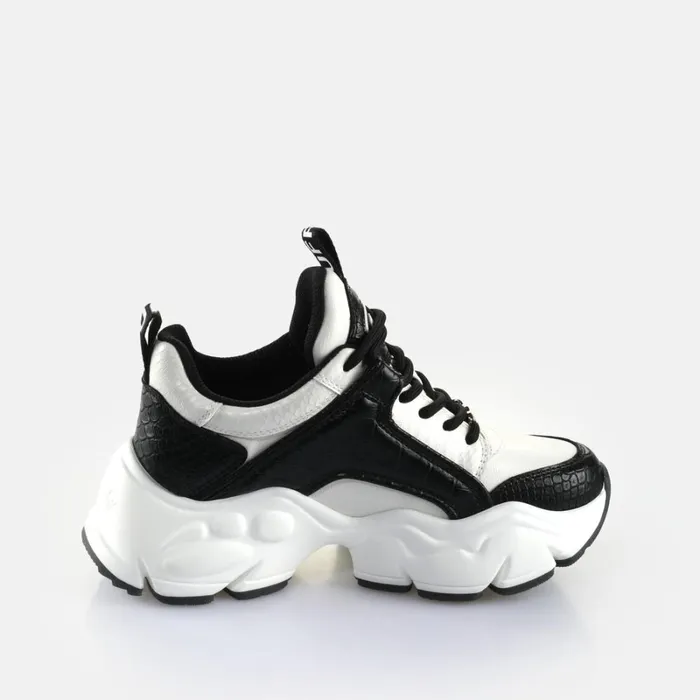 Shop Binary Glam Blackwhite BUFFALO Sneakers