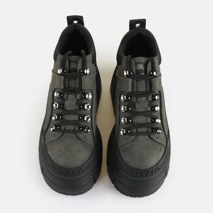 Shop Gospher Hike Lo Dark Grey BUFFALO Vegan Shoes