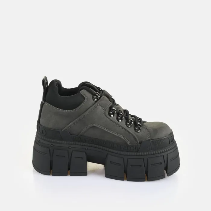 Shop Gospher Hike Lo Dark Grey BUFFALO Vegan Shoes