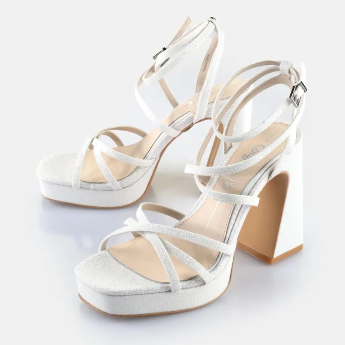 Shop Liv MSS White BUFFALO Heels