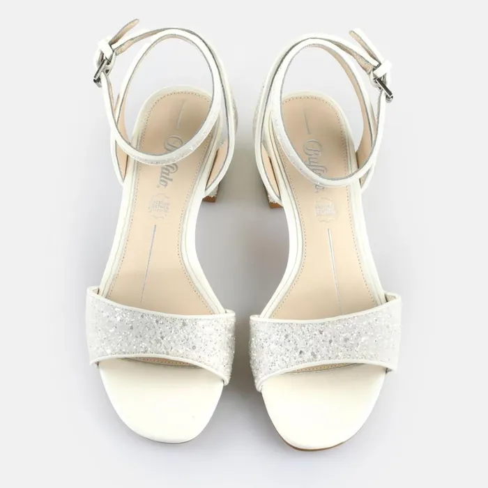 Shop Lucy Shine White Silver BUFFALO Heels