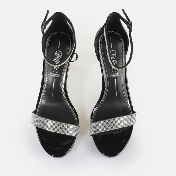 Shop Monroe 2 Schwarzsilber BUFFALO Heels