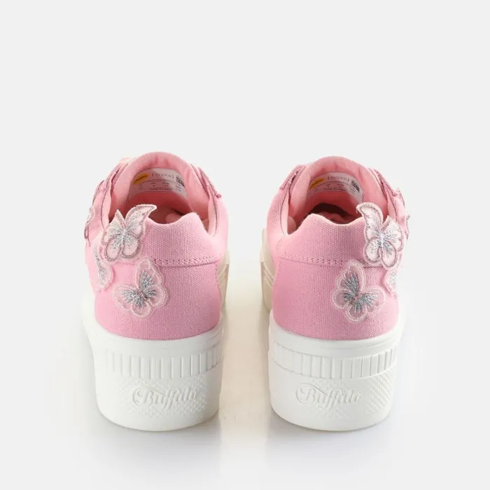 Shop PAIRED BUTTERFLY LACE 8211 ORGANIC COTTON 8211 ROSERED Red BUFFALO Sneakers Shop PAIRED BUTTERFLY LACE 8211 ORGANIC COTTON 8211 ROSERED Red BUFFALO Sneakers