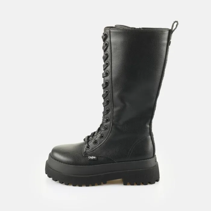 Shop Pluto Lace Up Hi Black BUFFALO Boots and AnkleBoots