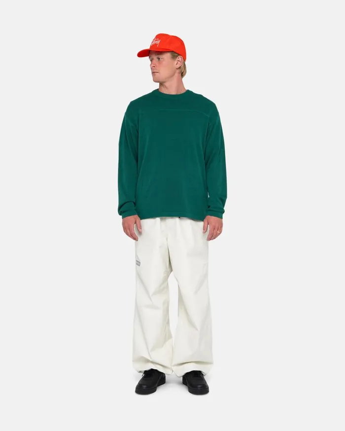 Shop Stussy FOOTBALL SWEATER Green