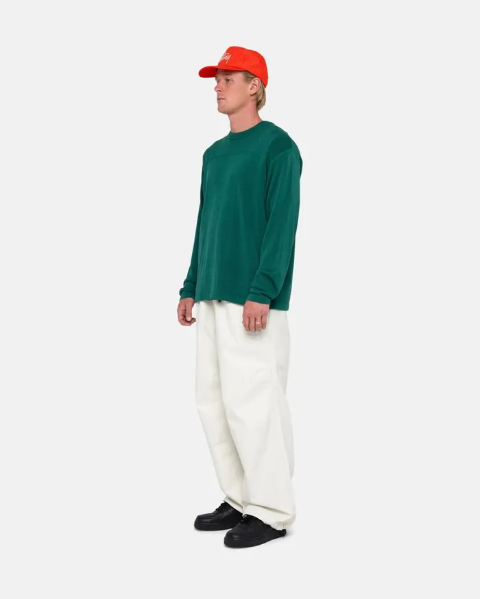 Shop Stussy FOOTBALL SWEATER Green