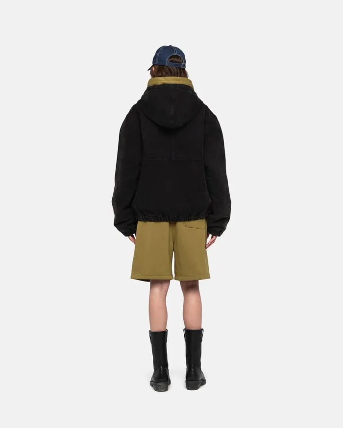 Shop Stussy WORK JACKET INSULATED CANVAS Black