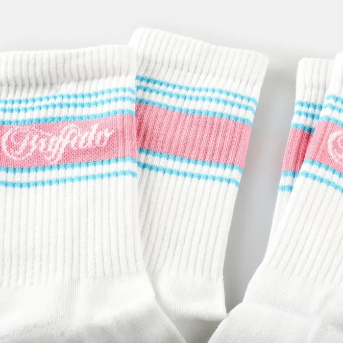 Shop Tennis Stripes 2 Pack Whitemulticolor BUFFALO Socks
