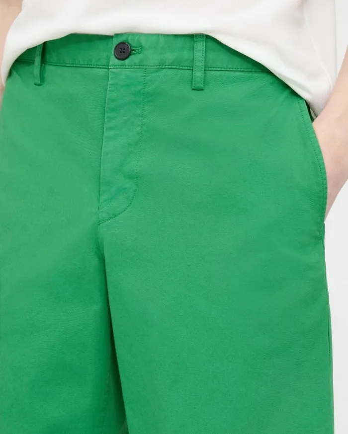 Shorts Men Theory Zaine 9 Short In Organic Cotton Jade Green Shorts Men Theory Zaine 9 Short In Organic Cotton Jade Green