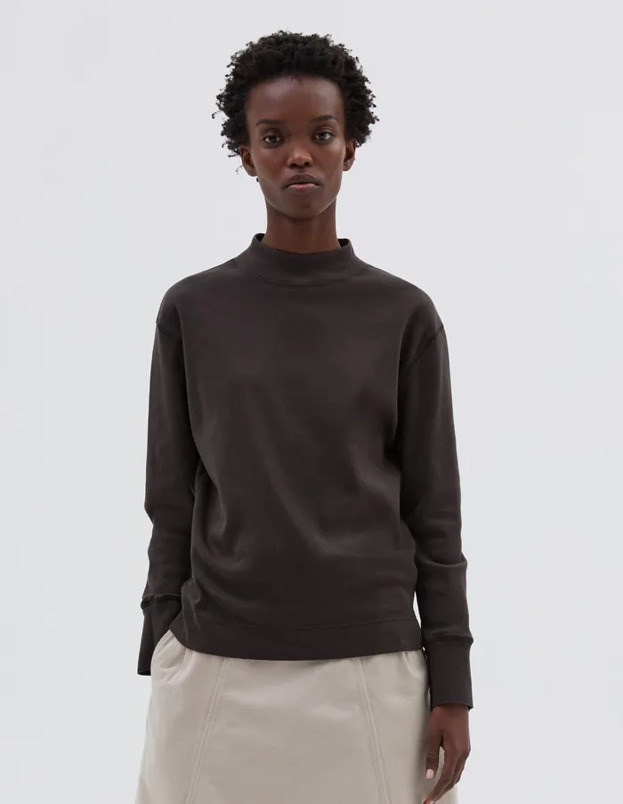 Sportswear Women Margaret Howell Mhl High Neck Thermal Ebony