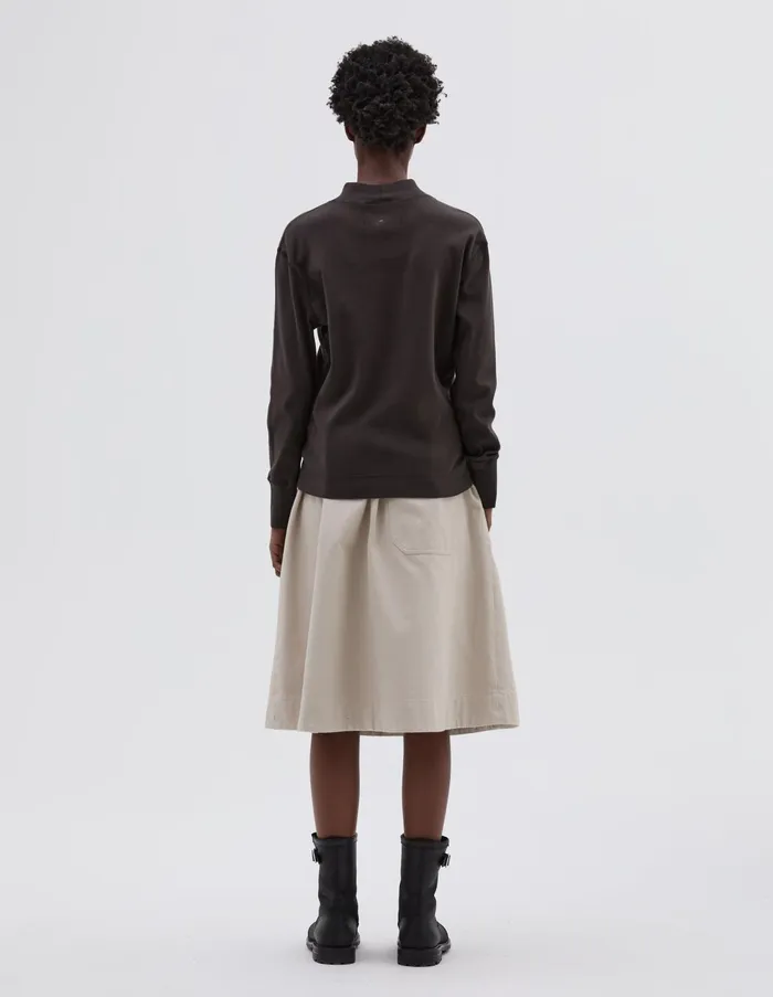 Sportswear Women Margaret Howell Mhl High Neck Thermal Ebony