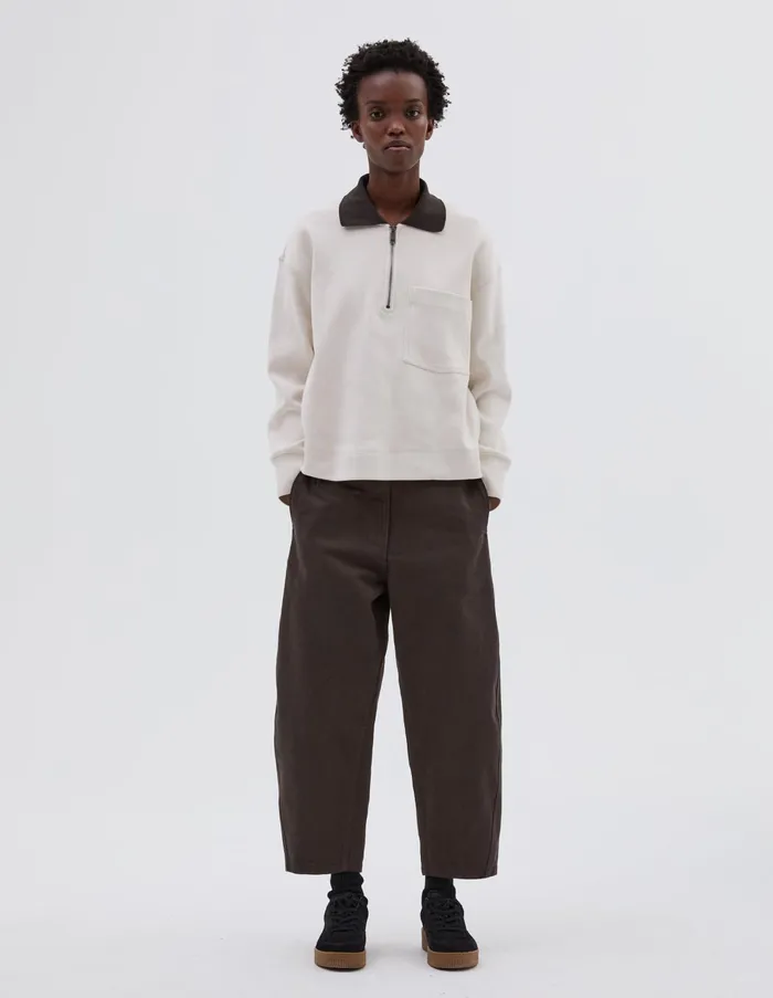 Sportswear Women Margaret Howell Mhl Zip Polo Off White