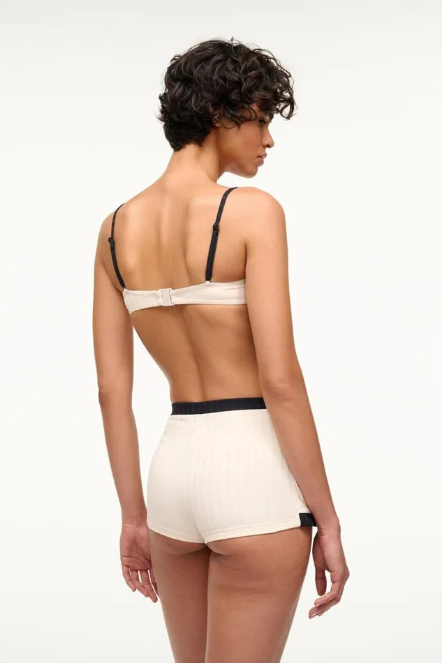 STAUD Bikinis STAUD NELL SWIM SKIRT IVORY BLACK 8211 Women STAUD Bikinis STAUD NELL SWIM SKIRT IVORY BLACK 8211 Women