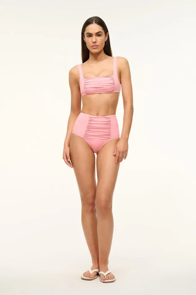 STAUD Bikinis STAUD WALKER BIKINI TOP PEARL PINK 8211 Women STAUD Bikinis STAUD WALKER BIKINI TOP PEARL PINK 8211 Women
