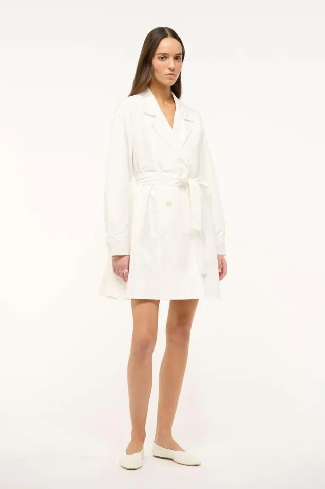 STAUD Bridal STAUD RINA DRESS WHITE 8211 Women STAUD Bridal STAUD RINA DRESS WHITE 8211 Women