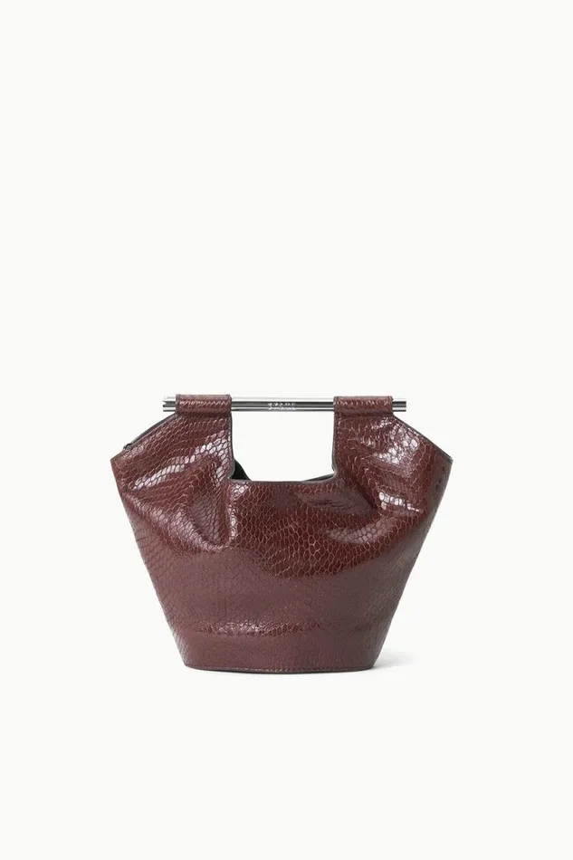 STAUD Bucket STAUD MAR MINI BUCKET BAG MAHOGANY 8211 Women STAUD Bucket STAUD MAR MINI BUCKET BAG MAHOGANY 8211 Women