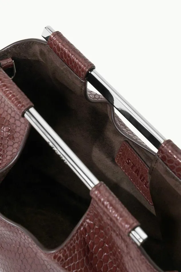 STAUD Bucket STAUD MAR MINI BUCKET BAG MAHOGANY 8211 Women STAUD Bucket STAUD MAR MINI BUCKET BAG MAHOGANY 8211 Women