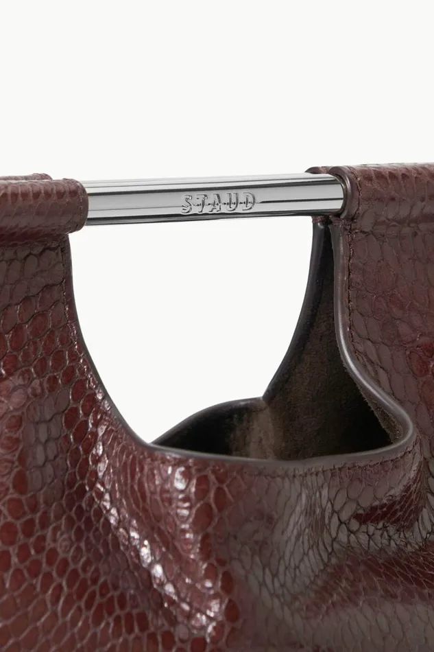 STAUD Bucket STAUD MAR MINI BUCKET BAG MAHOGANY 8211 Women STAUD Bucket STAUD MAR MINI BUCKET BAG MAHOGANY 8211 Women