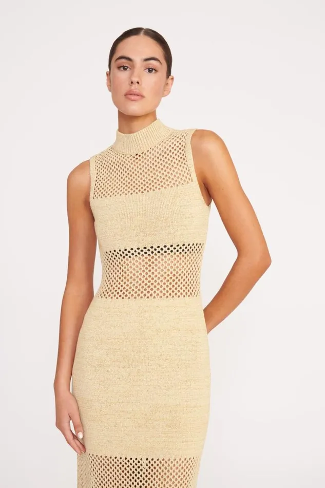 STAUD CoverUps STAUD ADAIR DRESS NATURAL 8211 Women STAUD CoverUps STAUD ADAIR DRESS NATURAL 8211 Women