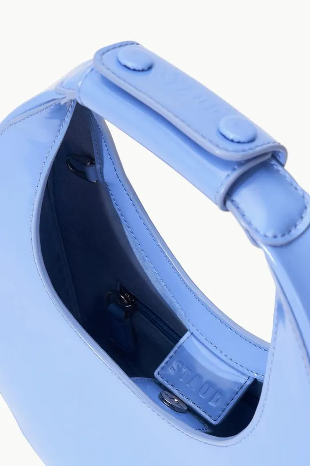 STAUD Crossbody STAUD MINI MOON BAG BLUE HYDRANGEA 8211 Women STAUD Crossbody STAUD MINI MOON BAG BLUE HYDRANGEA 8211 Women