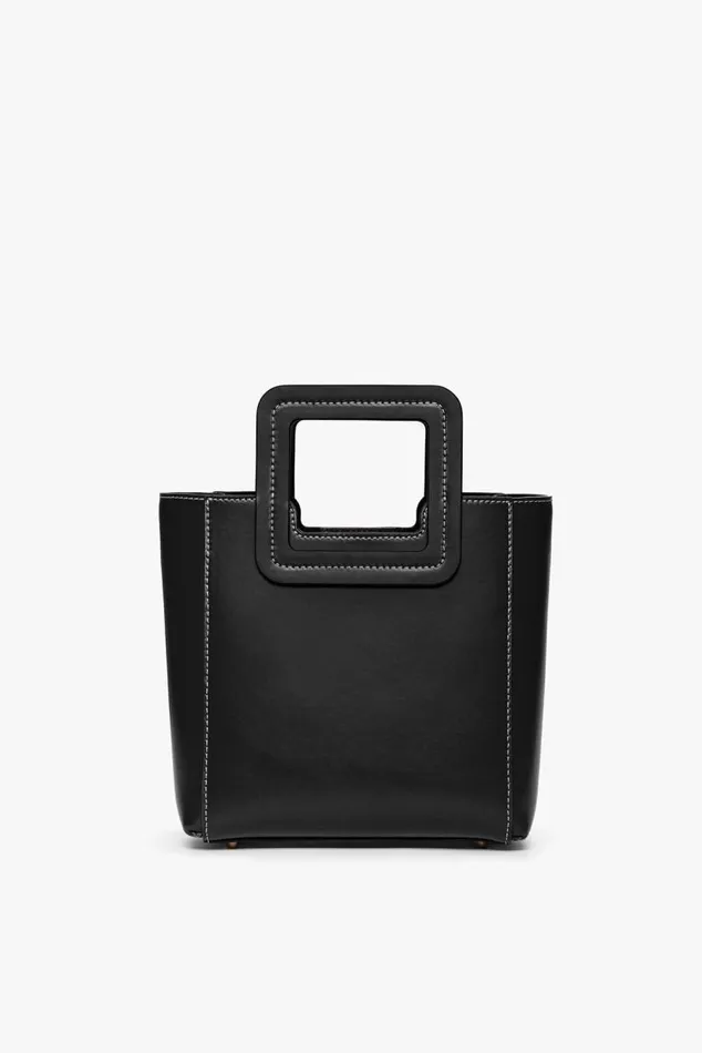 STAUD Crossbody STAUD MINI SHIRLEY LEATHER BAG BLACK 8211 Women STAUD Crossbody STAUD MINI SHIRLEY LEATHER BAG BLACK 8211 Women
