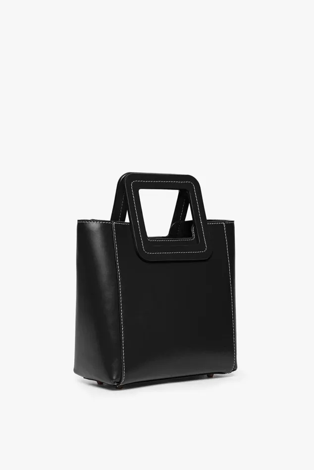 STAUD Crossbody STAUD MINI SHIRLEY LEATHER BAG BLACK 8211 Women STAUD Crossbody STAUD MINI SHIRLEY LEATHER BAG BLACK 8211 Women