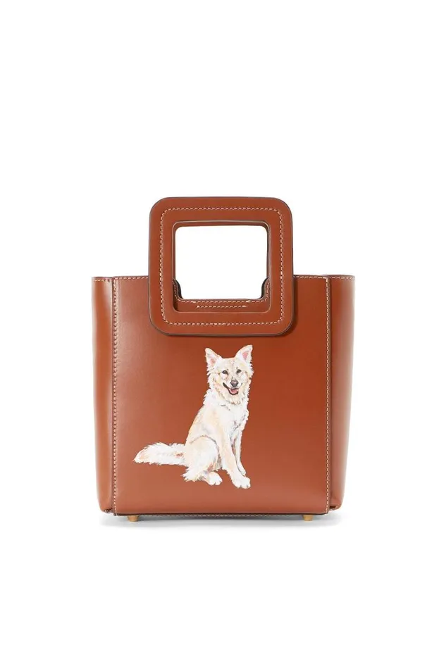 STAUD Custom Handbags STAUD CUSTOM MINI SHIRLEY LEATHER BAG TAN 8211 Women STAUD Custom Handbags STAUD CUSTOM MINI SHIRLEY LEATHER BAG TAN 8211 Women