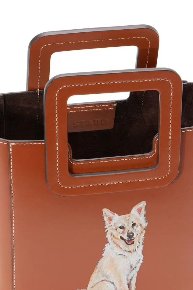 STAUD Custom Handbags STAUD CUSTOM MINI SHIRLEY LEATHER BAG TAN 8211 Women STAUD Custom Handbags STAUD CUSTOM MINI SHIRLEY LEATHER BAG TAN 8211 Women