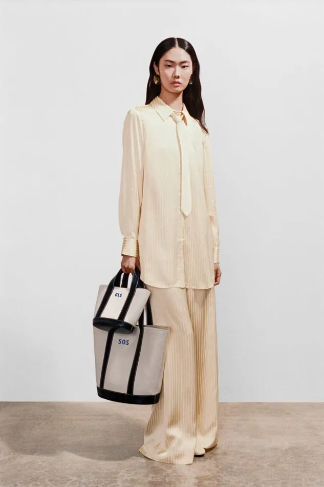 STAUD Custom Handbags STAUD CUSTOM MONOGRAM ALLORA TOTE CREAM BLACK 8211 Women STAUD Custom Handbags STAUD CUSTOM MONOGRAM ALLORA TOTE CREAM BLACK 8211 Women