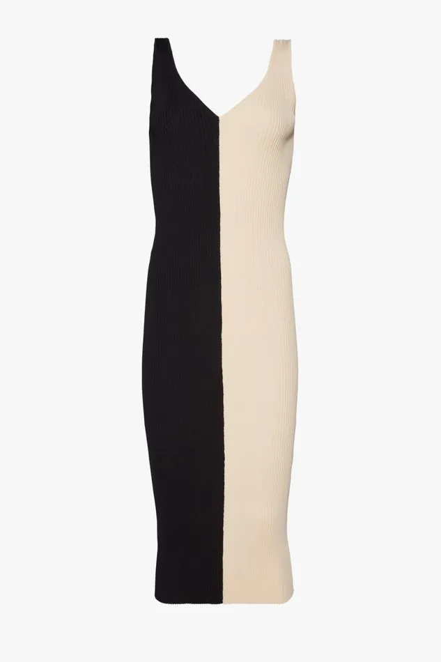 STAUD Dresses STAUD DANA DRESS BUFF BLACK 8211 Women STAUD Dresses STAUD DANA DRESS BUFF BLACK 8211 Women