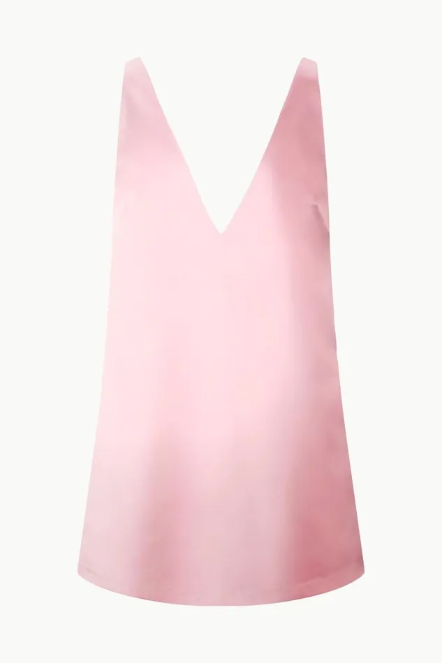 STAUD Dresses STAUD MINI TEAGAN DRESS CHERRY BLOSSOM 8211 Women STAUD Dresses STAUD MINI TEAGAN DRESS CHERRY BLOSSOM 8211 Women