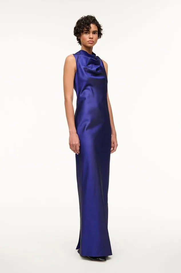 STAUD Dresses STAUD ROCHELLE DRESS VIOLET 8211 Women STAUD Dresses STAUD ROCHELLE DRESS VIOLET 8211 Women