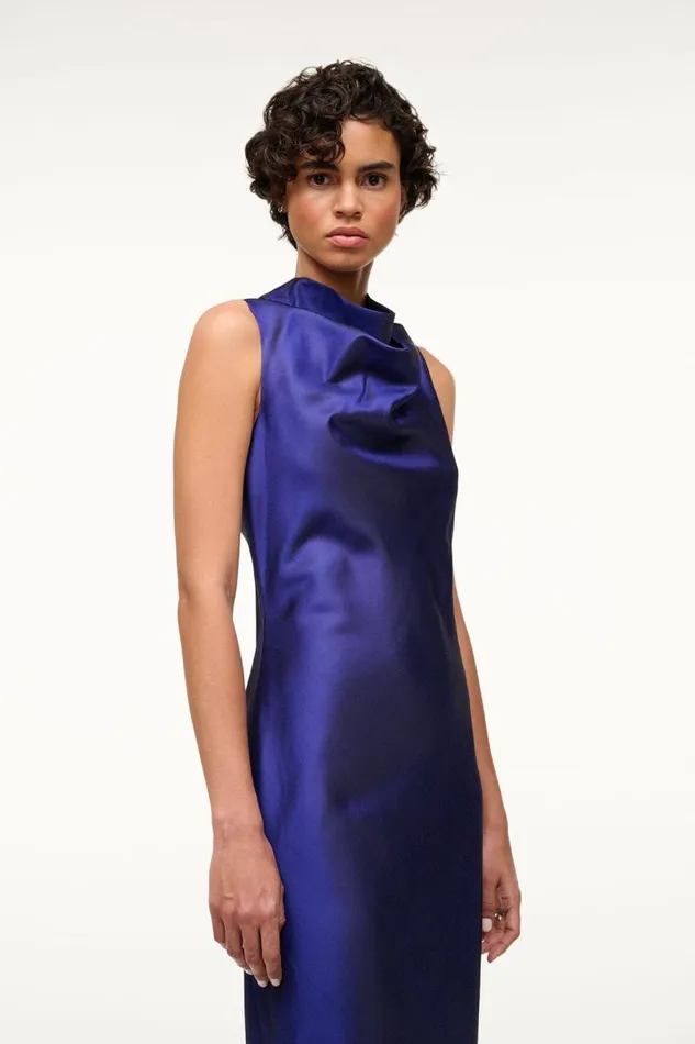 STAUD Dresses STAUD ROCHELLE DRESS VIOLET 8211 Women STAUD Dresses STAUD ROCHELLE DRESS VIOLET 8211 Women