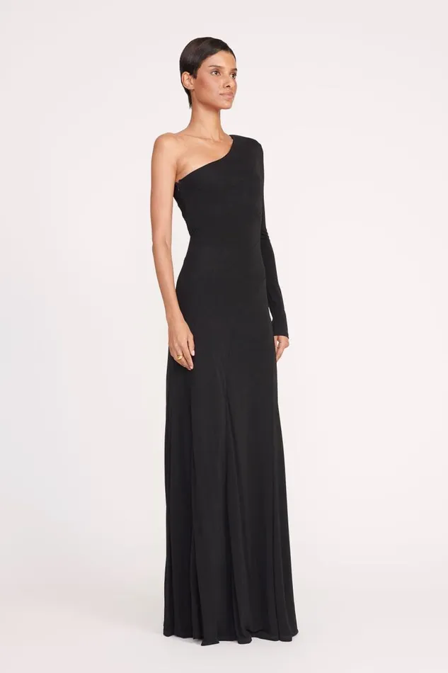 STAUD Dresses STAUD SERENA DRESS BLACK 8211 Women STAUD Dresses STAUD SERENA DRESS BLACK 8211 Women