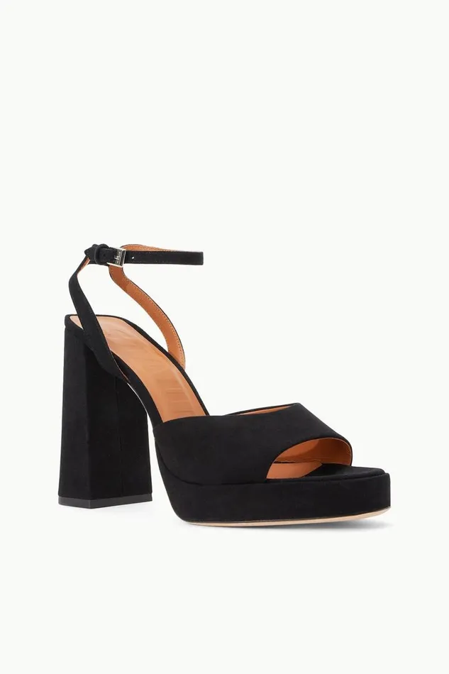STAUD Heels STAUD SOLANGE PLATFORM BLACK SUEDE 8211 Women STAUD Heels STAUD SOLANGE PLATFORM BLACK SUEDE 8211 Women