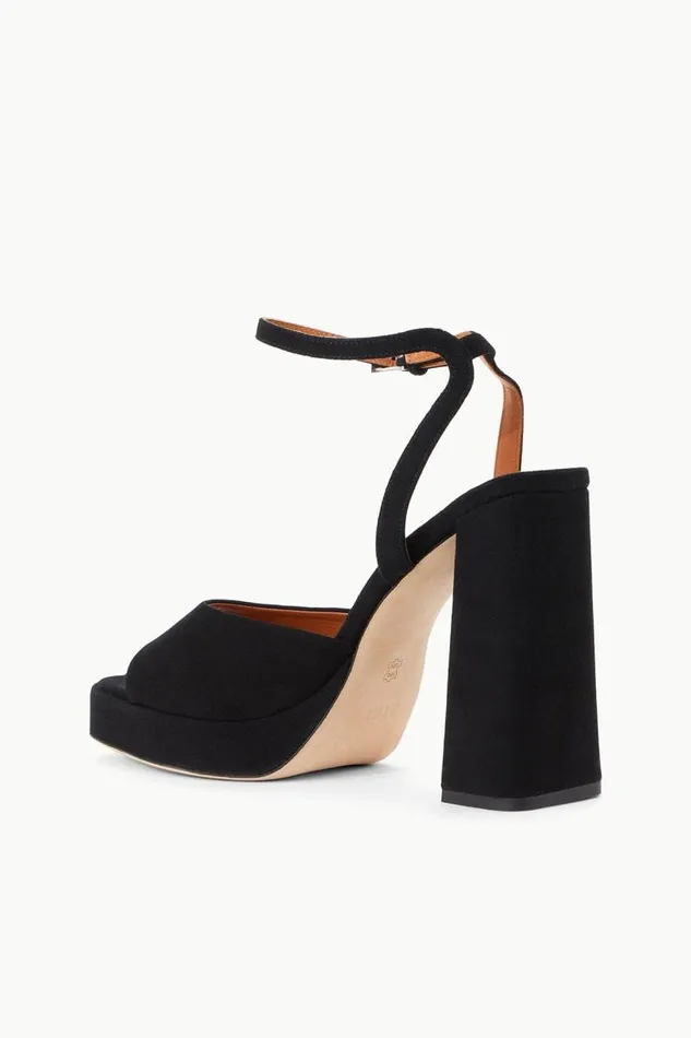 STAUD Heels STAUD SOLANGE PLATFORM BLACK SUEDE 8211 Women STAUD Heels STAUD SOLANGE PLATFORM BLACK SUEDE 8211 Women