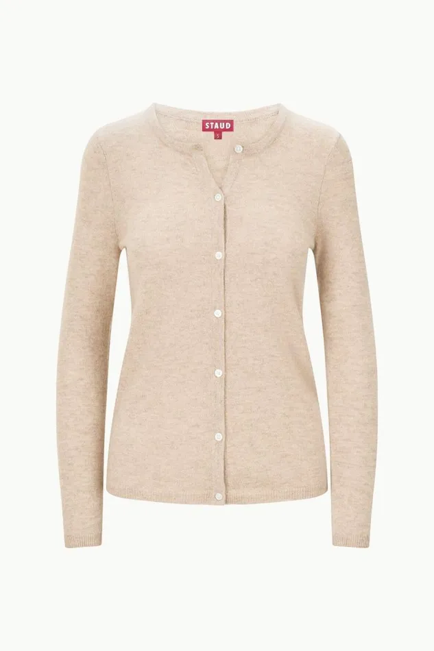 STAUD Knits ADAN CARDIGAN BEIGE 8211 Women STAUD Knits ADAN CARDIGAN BEIGE 8211 Women