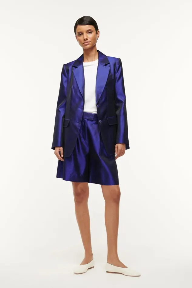 STAUD Pants and Shorts STAUD LONG LUISA SHORT VIOLET 8211 Women