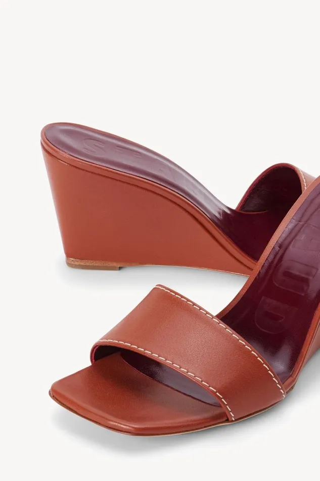STAUD Platforms and Wedges STAUD BILLIE WEDGE TAN 8211 Women