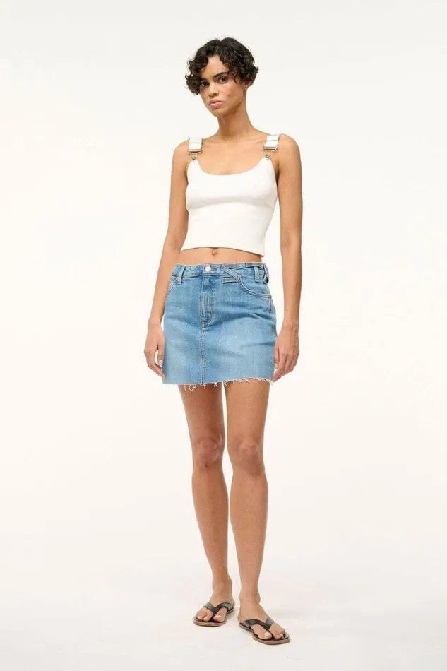 STAUD Skirts STAUD WRANGLER THE MINI SKIRT 8211 Women