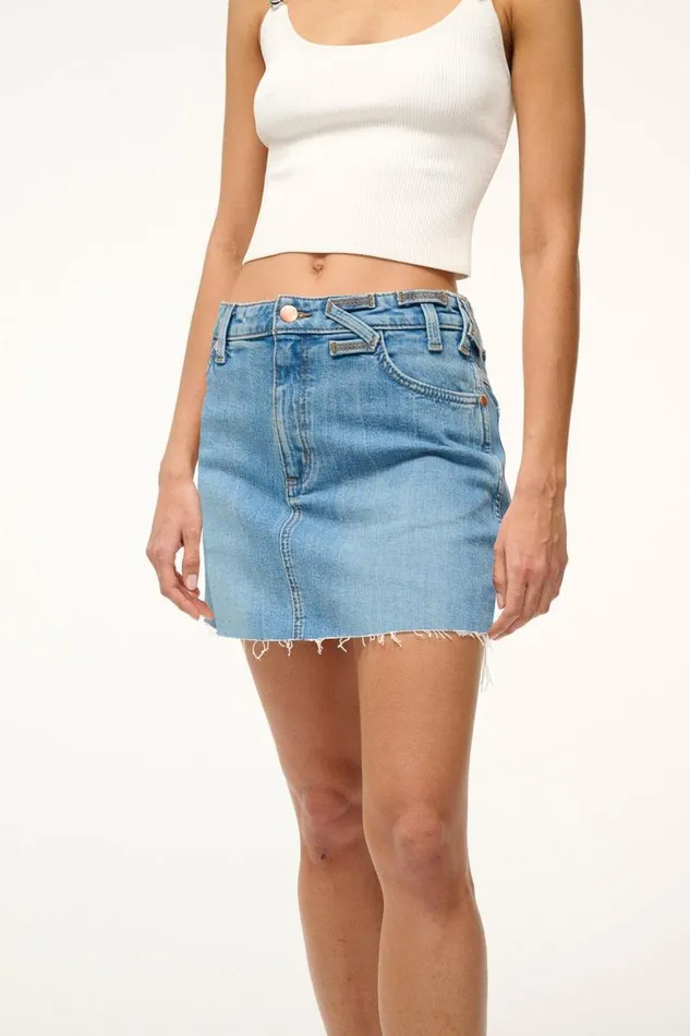STAUD Skirts STAUD WRANGLER THE MINI SKIRT 8211 Women STAUD Skirts STAUD WRANGLER THE MINI SKIRT 8211 Women