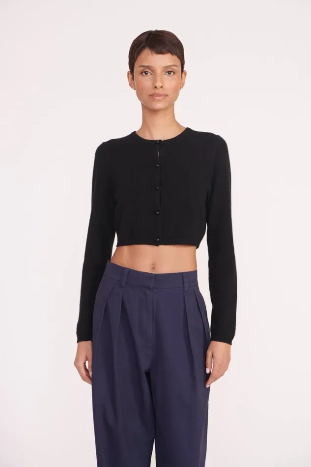 STAUD Sweaters STAUD DEANNA SWEATER BLACK 8211 Women STAUD Sweaters STAUD DEANNA SWEATER BLACK 8211 Women