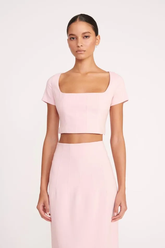 STAUD Tops STAUD ANYA TOP CHERRY BLOSSOM 8211 Women