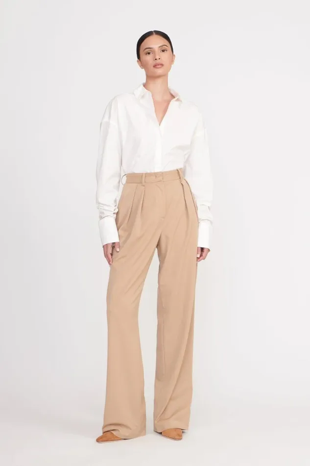 STAUD Tops STAUD COLTON SHIRT WHITE 8211 Women STAUD Tops STAUD COLTON SHIRT WHITE 8211 Women