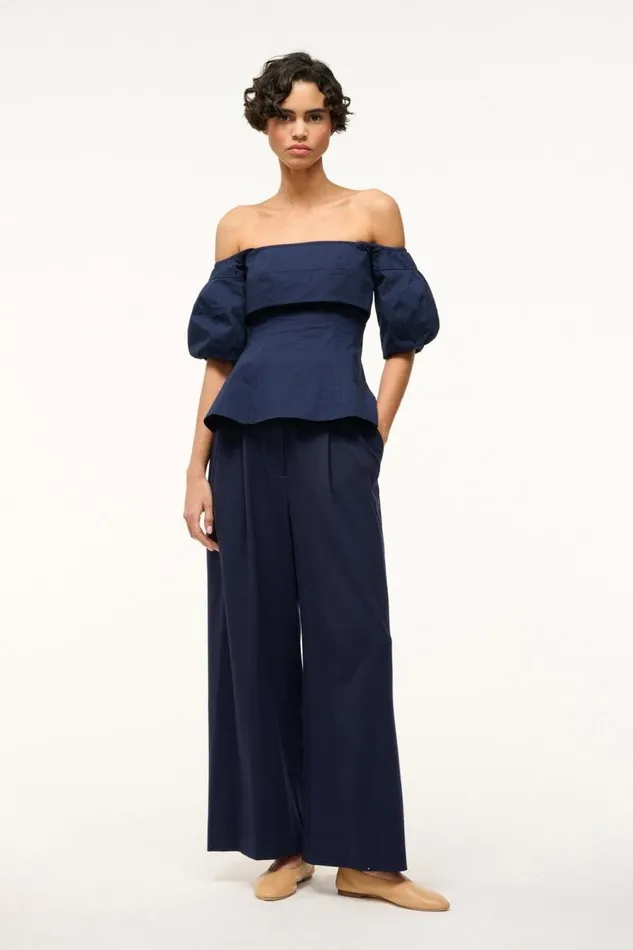 STAUD Tops STAUD PALERMO TOP NAVY 8211 Women STAUD Tops STAUD PALERMO TOP NAVY 8211 Women