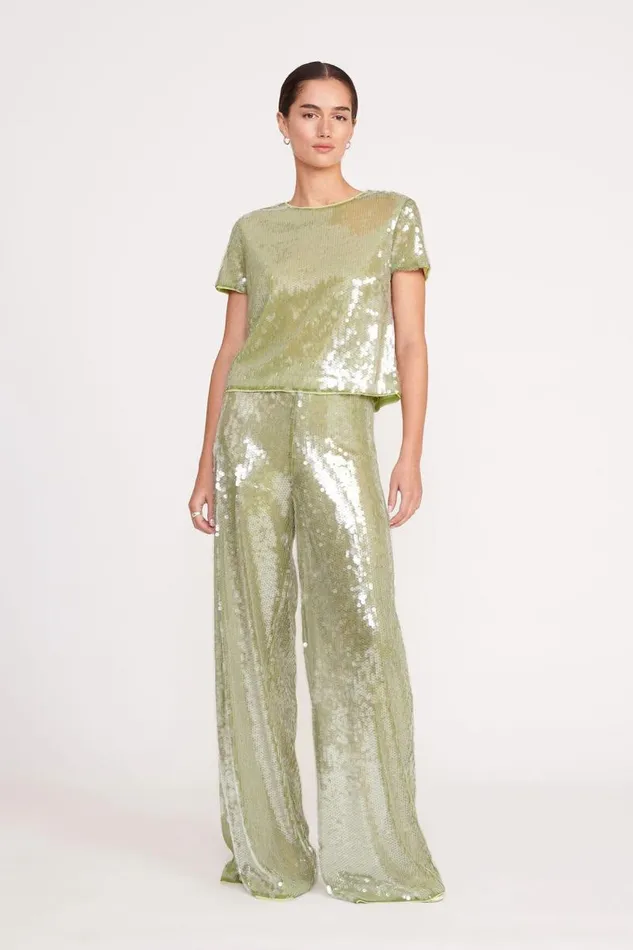 STAUD Tops STAUD QUINCY TOP GARDEN MOSS 8211 Women STAUD Tops STAUD QUINCY TOP GARDEN MOSS 8211 Women